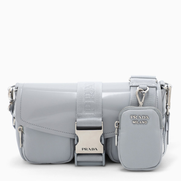 small grey cross body bag