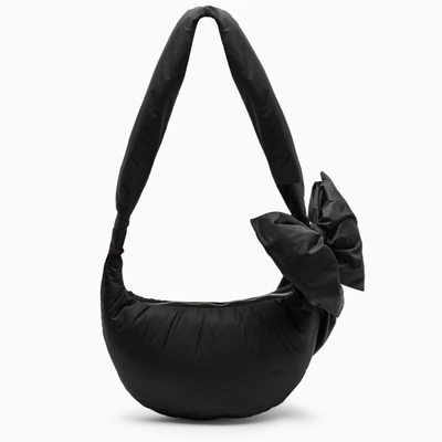 Shop Red Valentino Black Nylon Shoulder Bag