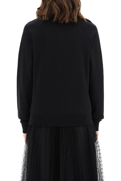 Msgm Logo Print Raglan Sweatshirt In Mixed Colours