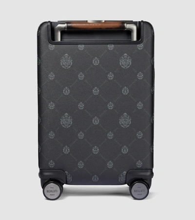 Shop Berluti Formula 1005 Canvas Suitcase In Black
