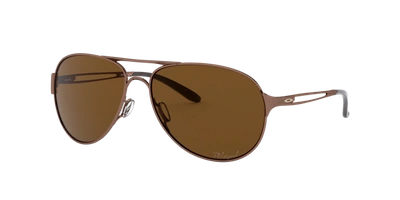 Shop Oakley Woman Sunglass Oo4054 Caveat™ In Bronze Polarized