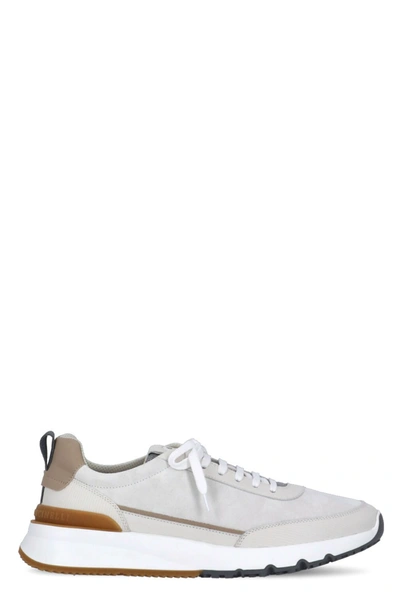 Shop Brunello Cucinelli Panelled Low In White
