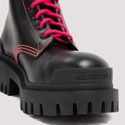 Shop Balenciaga Strike 20mm Boots Shoes In Black