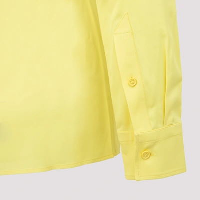 Shop Bottega Veneta Shirt In Yellow &amp; Orange
