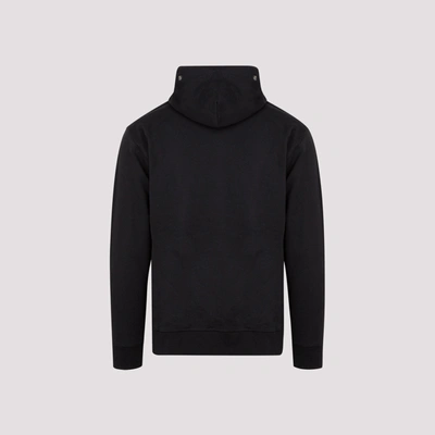 Shop C.p. Company Cotton Hoodie Sweatshirt In Black