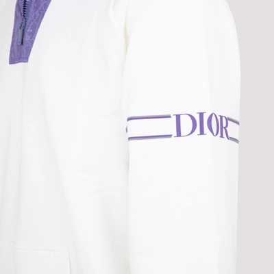 Shop Dior Homme  Sweatshirt In White