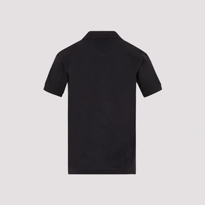 Shop Comme Des Garçons Play T-shirt Polo In Black