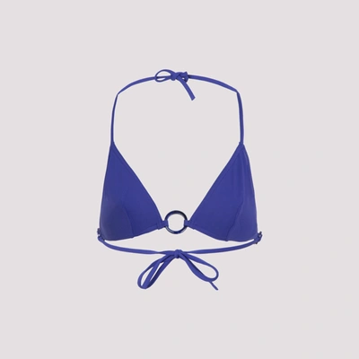 Shop Eres Taika Bikini Top Swimwear In Blue