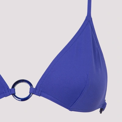Shop Eres Taika Bikini Top Swimwear In Blue