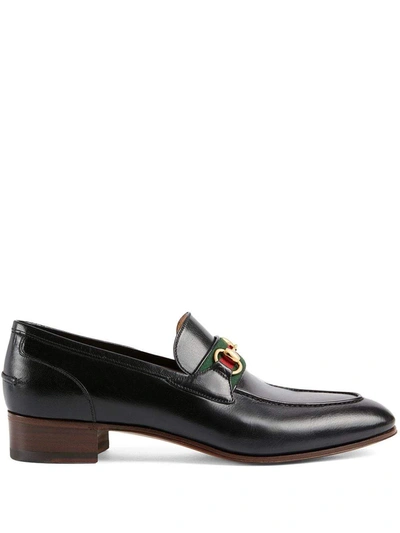 Shop Gucci Flat Shoes Black