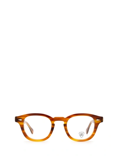 Shop Julius Tart Optical Ar Light Brown Sasa Glasses