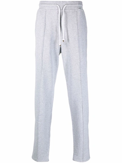 Shop Brunello Cucinelli Pleat-detail Track Pants In Grey