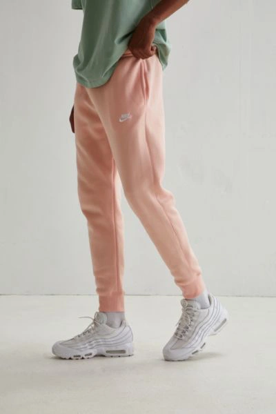 Shop Nike Sportswear Club Fleece Jogger In Peach