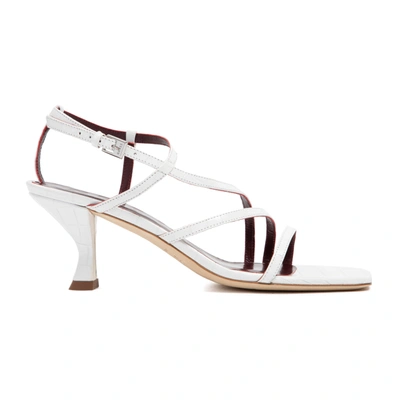 Shop Staud Gita Sandals Shoes In White