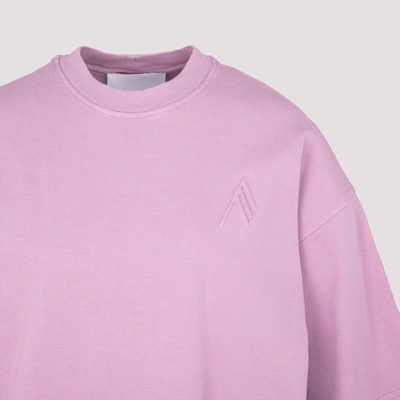 Shop Attico The   Cara T-shirt Tshirt In Pink &amp; Purple