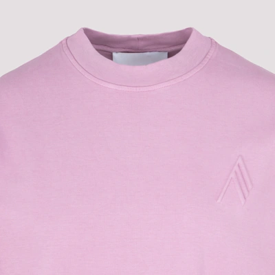 Shop Attico The   Cara T-shirt Tshirt In Pink &amp; Purple