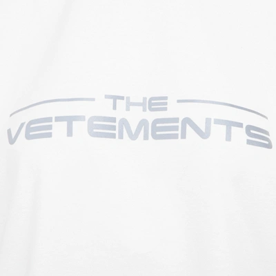 Shop Vetements The Logo T-shirt Tshirt In White