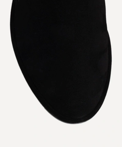 Stuart Weitzman Over-the-knee Boots With Luxurious Suede Finish And Elegant Design In Black