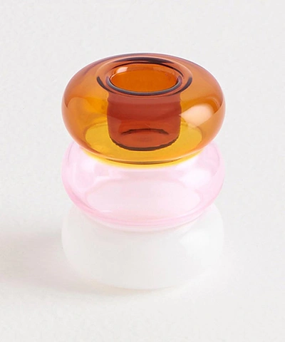 Maison Balzac Petite Pauline Candlestick Holder In Multicoloured