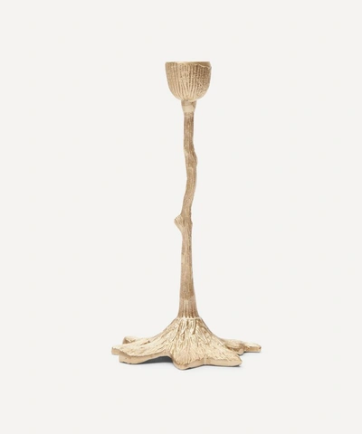 Shop Doing Goods Misty Candlestick Holder In Gold-tone