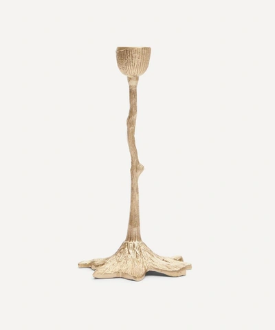 Shop Doing Goods Misty Candlestick Holder In Gold-tone