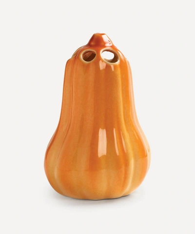 Shop Klevering Pumpkin Vase In Orange