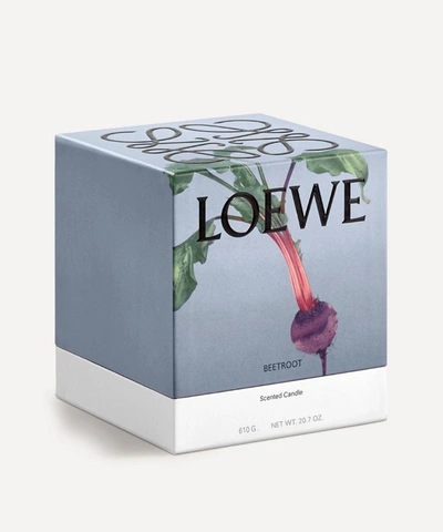 Shop Loewe Medium Beetroot Candle 610g In Red