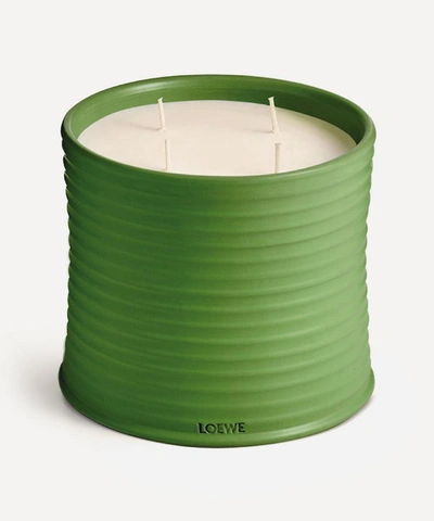 Shop Loewe Large Luscious Pea Candle 2120g In Green