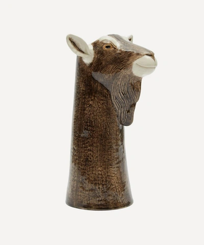 Quail Large Goat Vase In Assorted