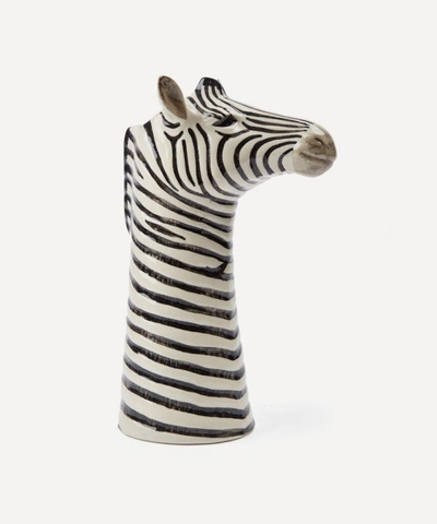 Quail Large Zebra Vase In Assorted