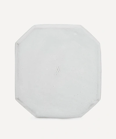 Astier De Villatte Octave Large Dinner Plate In White