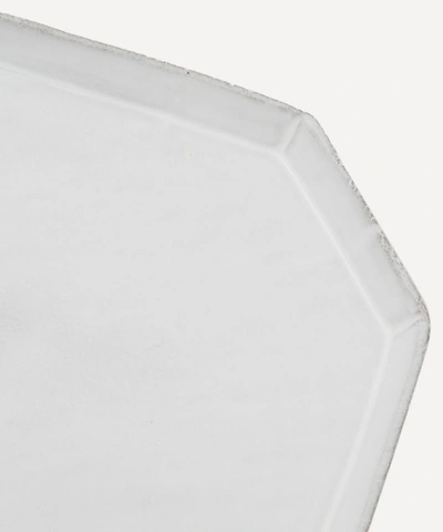 Astier De Villatte Octave Large Dinner Plate In White