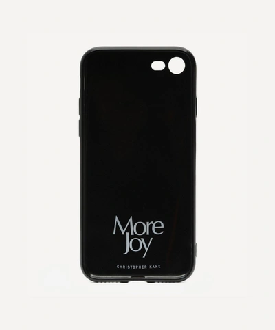 Shop Christopher Kane More Joy Iphone 8 Case In Black