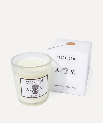 Astier De Villatte Stockholm Glass Candle In Assorted