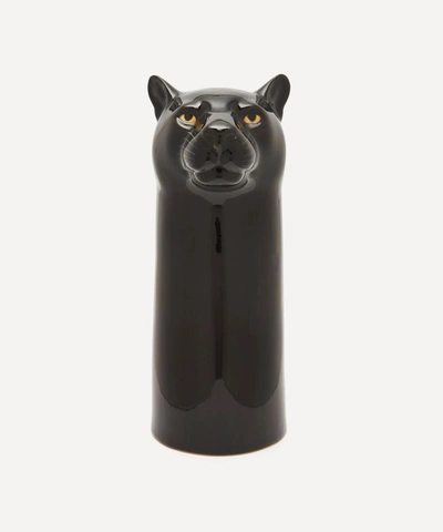 Quail Large Panther Vase In Assorted