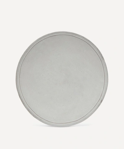 Astier De Villatte Large Simple Dinner Plate In White