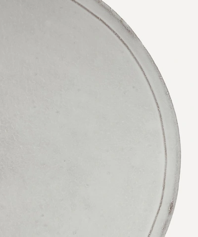 Astier De Villatte Large Simple Dinner Plate In White