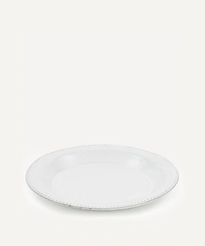 Astier De Villatte Perles Side Plate In White