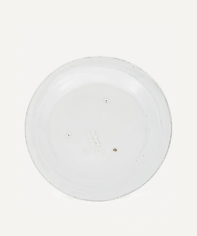 Astier De Villatte Perles Side Plate In White