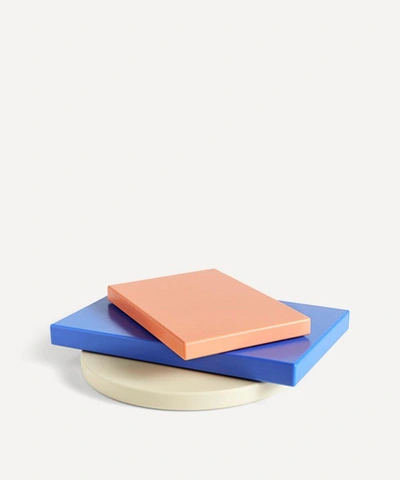 Hay Rectangular Plastic Chopping Board 2.5cm X 30cm In Peach