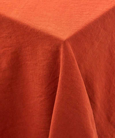 Shop Soho Home Rosa Linen Tablecloth In Midnight