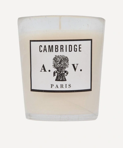 Astier De Villatte Cambridge Glass Scented Candle 260g In Clear