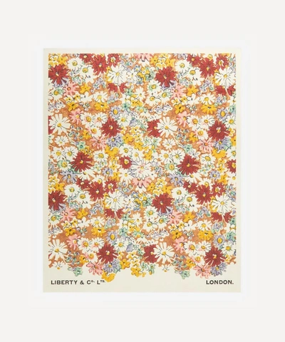 Liberty Unframed Libby's Daisies Archive  Art Print In Yellow