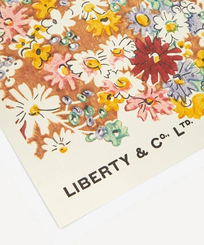 Liberty Unframed Libby's Daisies Archive  Art Print In Yellow