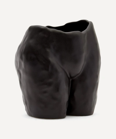 Shop Anissa Kermiche Popotin Pot In Black