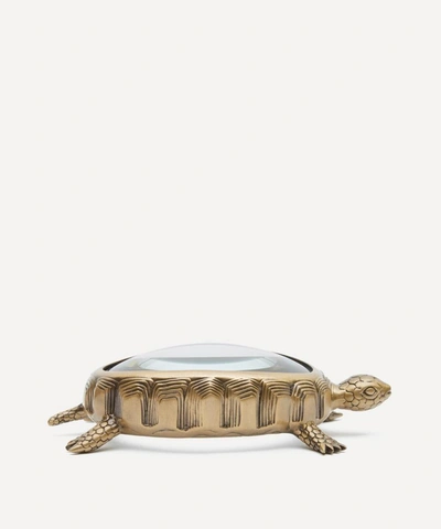 Shop L'objet Gold-plated Turtle Magnifying Glass In Assorted