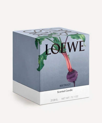 Shop Loewe Large Beetroot Candle 2120g In Brown