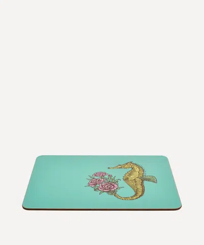 Avenida Home Seahorse Table Mat In Multicolour