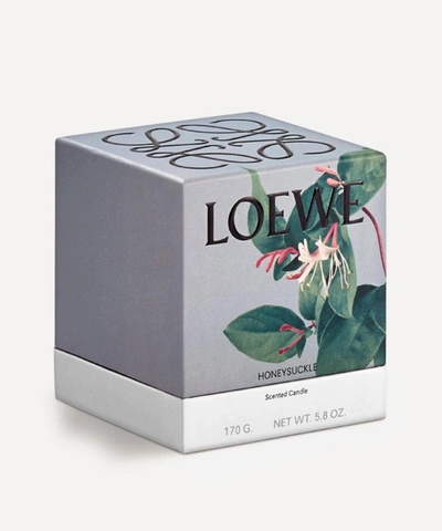 Shop Loewe Small Honeysuckle Candle 170g In Yellow