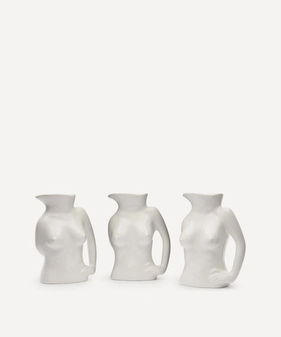 Shop Anissa Kermiche Mini Jugs Trio In White